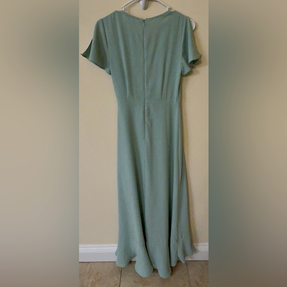 Sage green high-low maxi dress from Altar’d State - Picture 3 of 3